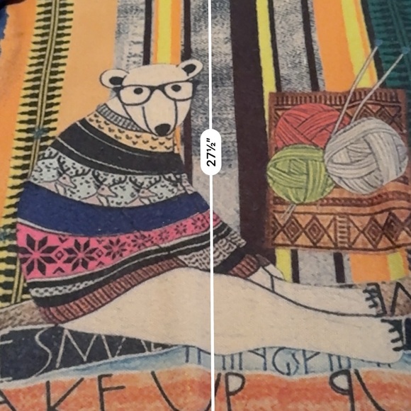 Colorful Bear Pattern Sweater - Picture 8 of 8